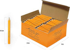 Nikola Works Mini Golf Pencils Without Erasers - 384 Count - Classic Pre-Sharpened #2 HB American Pew Pencils Standard Hex Shaped Bulk Pack