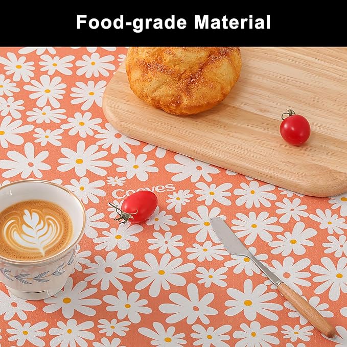 Cooyes Shelf Liner – Premium Non-Adhesive Cabinet & Drawer Liner for Kitchen – Waterproof Shelf Paper with Modern Pattern – Durable EVA Cabinet Mat – Easy to Cut （12" W x 360" L）