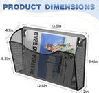 MINDEPOT Wall File Organizer,Hanging Wall Mounted File Folder Binder Holder Mail Organizer for Office,Home and School Supplies