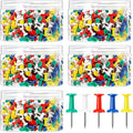 2500 Pcs Multicolor Push Pins Thumb Tacks for Wall Hangings, Cork Board, and Bulletin Board Pushpins for Office Personal Use, Standard Size Push Pin Tacks