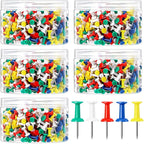 2500 Pcs Multicolor Push Pins Thumb Tacks for Wall Hangings, Cork Board, and Bulletin Board Pushpins for Office Personal Use, Standard Size Push Pin Tacks