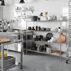 Regal Altair 21" Deep x 60" Wide x 54" Height Wire Shelving Kit | 4-Tier | NSF Commercial Storage Rack Unit
