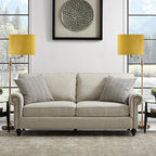 GO&SO Set of 2 Large Drum Yellow Velvet Lamp Shade -16" Top x 16" Bottom x 12" High(Spider) Modern Lamp Shades For Table Lamps & Bedside Lamp Replacement Lampshade, Hand Crafted, Required Assembly