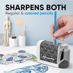 Battery-Operated Electric Pencil Sharpener for Kids, School, Home, Office - for No. 2 Pencils and Colored Pencils