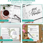 Christian Planner 2026 Daily Planner - Faith Based Monthly and Weekly Planner, Vision Board, and Habit Tracker - 2026 Calendar, Personal Organizer and Devotional Journal (Hardcover, Fig)