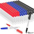 Sepamoon 240 Pack Dry Erase Markers Bulk Chisel Tip Whiteboard Markers Pens Low Odor for Office Home(Black, Blue, Red)