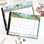 DIBAOLU Extra Large Desk Calendar 2026,Big Desk Calendar 2026-2027 22x17,18 Month,January 2026 to June 2027,Suitable For Home, School Or Office, Monthly Planning Calendar,With Plastic Cover