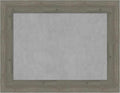 Amanti Art Grey Framed Magnetic Board 27x35 Medium Vision Board for use with Magnets, 100% Metal Sheet to Display Items as Office Decor or for Home Organization in mudroom, Kitchen or Kids Room