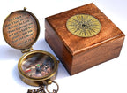 For I Know The Plans I Have For You, Jeremiah 29:11, Solid Brass Directional Engraved Compass, Baptism Gifts for Boys Girls, First Communion, Christian Gifts for Men, First Confirmation Gifts for Boys