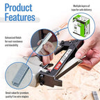 meite 21 Gauge Upholstery Staples, 1/2-Inch Crown with 1/2-Inch Length Galvanized Heavy Duty Staples for Staple Guns MT8016, MT8016S, and MT8016SLN (10,000 Counts)