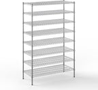 Regal Altair 21" Deep x 48" Wide x 74" Height Wire Shelving Kit | 8-Tier | NSF Commercial Storage Rack Unit