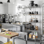 Regal Altair 24" Deep x 24" Wide x 74" Height Wire Shelving Kit | 5-Tier | NSF Commercial Storage Rack Unit