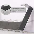 WEBI Over The Door Hooks,Over Door Towel Rack,Door Hanger,Door Coat Hanger,Door Coat Rack,Door Hooks for Hanging Clothes,Back of Door,White