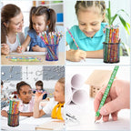 200 Pcs Motivational Pencils Bulk, Rainbow Inspirational School Pencils for Classroom, Cute Pencil with Encourage Positive Sayings, Back to School Supplies for Kids Student Teacher Classroom Reward