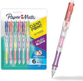 Paper Mate Clearpoint Mechanical Pencil, Break-Resistant, Color Block Edition, HB #2 Lead (0.7mm), 6 Count