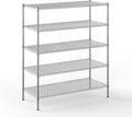 Regal Altair 21" Deep x 54" Wide x 64" Height Wire Shelving Kit | 5-Tier | NSF Commercial Storage Rack Unit