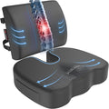 FORTEM Seat Cushion, Office Chair Cushion, Lumbar Support Pillow for Office Chair, Memory Foam Sciatica Coccyx Tailbone Pressure Pain Relief, Car Sitting Pad, Washable Non Slip, XL