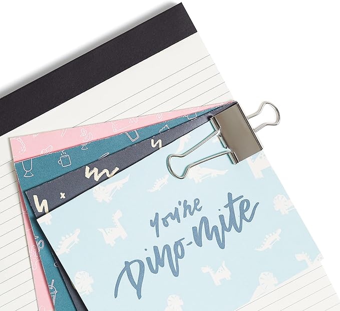 U Brands Binder Clips, Medium, Silver, 72 Count