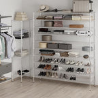 Regal Altair 18" Deep x 72" Wide x 86" Height Wire Shelving Kit | 10-Tier | NSF Commercial Storage Rack Unit