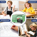 AFMAT Electric Pencil Sharpener for 6-8mm Pencils, Heavy Duty Pencil Sharpener, Fast Sharpen in 3-5s, 3 Sharpness Setting, 10,000+ Sharpenings for Classroom, School, Home, PS108
