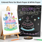 LIULIUCAI Gel Pens for Adult Coloring Book, 60 Colors Large Capacity Metallic Glitter Gel Ink Pens with Case, 1.0 mm Bullet Tip Smooth Writing, Artist Colored Gel Pen for Coloring Drawing Journaling