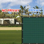 Green 8' x 63' Fence Privacy Screen Commercial Outdoor Backyard Shade Windscreen Mesh Fabric