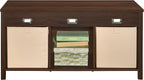 ClosetMaid 16051 Premium 3-Cube Bench, Dark Chestnut