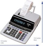 Sharp VX2652H VX2652H Two-Color Printing Calculator Black/Red Print 4.8 Lines/Sec