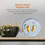 TR-LIFE Plate Stands for Display - 6 Inch Holder + Metal Easel Stand for Picture Frame, Decorative Plates, Photo, Book, Collectibles (2 Pack)
