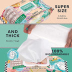 Juniper CLEAN 3 Packs Surface Cleaning Wipes Bleach Free, Thick & Large Dispose, All-Purpose Cleaner for Bathroom, Kitchen, Office, 300 Count Soft Flow, Biodegradable, Juniper Scent