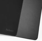 Nekmit Leather Desk Blotter Pad 36 x 20 Inches, Flat, Non-Slip, Waterproof, Black