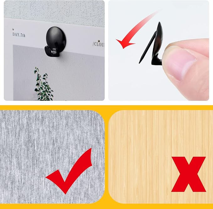 Zhengmy 30 Pcs Metal Cubicle Hooks Fabric Panel Wall Hooks Cubicle Clips Push Pins Picture Hangers for Bulletin Board 20 Lbs Kitchen Office Home Accessories Supplies(Black)