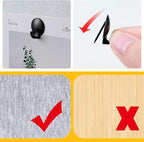 Zhengmy 30 Pcs Metal Cubicle Hooks Fabric Panel Wall Hooks Cubicle Clips Push Pins Picture Hangers for Bulletin Board 20 Lbs Kitchen Office Home Accessories Supplies(Black)