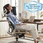 Lumbar Support Pillow for Office Chair Car, Gaming Chair Lower Back Pain Relief Memory Foam Cushion with 3D Soft Cover Enhance Your Driving Comfort Ergonomic Orthopedic Car Back Rest,Stocking Stuffers