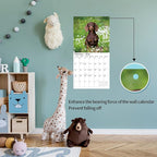 2026 Wall Calendar,Calendar 2026, November 2025 - December 2026, Wall Calendar Dachshund, 12" x 24" Opened,Full Page Months Thick & Sturdy Paper for Gift Perfect Calendar Organizing & Planning