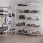 Regal Altair 24" Deep x 72" Wide x 86" Height Wire Shelving Kit | 5-Tier | NSF Commercial Storage Rack Unit