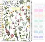 Undated Weekly and Monthly Planner – 12-Month To Do List Notebook Organizer with Goal & Habit Tracker, Spiral Bound Productivity Journal Ideal for Work, School & Home, 6.5" x 8.5", Wildfloral