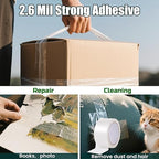 Lichamp Clear Packing Tape, 12 Rolls Heavy Duty Packaging Tape Refill for Moving Boxes, Mail Shipping Supplies, 1.88 inch x 55 Yard x 2.6 mil, A212TP