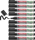 edding 29 Ecoline whiteboardmarker - zwart - 10 whiteboardstiften - beitelpunt 1 - 5 mm - boardmarker uitwisbaar - voor whiteboard, flipchart, magneetbord, prikbord, memobord - sketchnotes - navulbaar