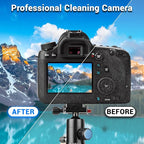Aispour Camera Lens Cleaning Kit, 10-in-1 Camera Cleaning Kit, Camera Lens Cleaner and Camera Accessories, Includes Lens Cleaning Kit/Lens Cleaner/Lens Cleaning Pen/Soft Brush