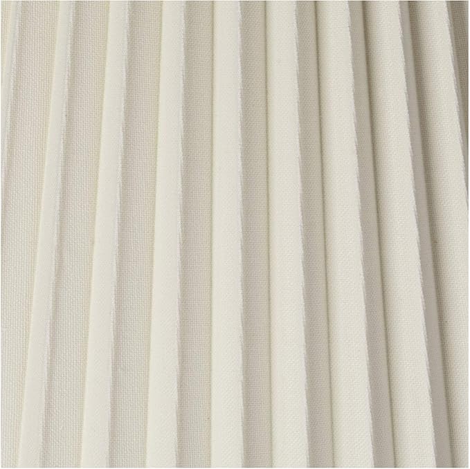 10" Top x 17" Bottom x 14 1/2" High x 14 3/4" Slant Lamp Shade Replacement Large Ivory White Bell Round Traditional Pleated Spider Harp Finial - Springcrest
