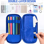 Fitvc Large Pencil Case for Boys,Dinosaur Boys Pencil Pouch for Kids Teens School,Large Capacity Pen Box Marker Organizer for School