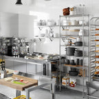 Regal Altair 14" Deep x 30" Wide x 86" Height Wire Shelving Kit | 8-Tier | NSF Commercial Storage Rack Unit