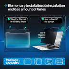 Magnetic Privacy Screen Compatible with MacBook Air 13.6" 2022, 2023, 2024, M2, M3 Anti-Blue Light Laptop Screen Protector Filter Blue Light Blocking Filter