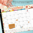 Desk Calendar 2026-2026 Desk Calendar Large 22x17, 18 Mouths From January 2026 to June 2027, 22" x 17" Desk Pad Calendar, Office Supplies Perfect for Organizing and Planning In Office, School or Home