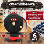 6 Pcs Sharp EL-1197PIII Calculator Ribbon – Canon MP11DX Calculator Rіbbon – Twin Spool Red/Black Replacement Ensures Sharp, Clear, Lasting and Smooth, Reliable Performance