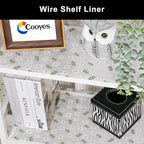 Cooyes Shelf Liner – Premium Non-Adhesive Cabinet & Drawer Liner for Kitchen – Waterproof Shelf Paper with Modern Pattern – Durable EVA Cabinet Mat – Easy to Cut (17.5" W x 360" L)