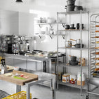 Regal Altair 18" Deep x 30" Wide x 86" Height Wire Shelving Kit | 5-Tier | NSF Commercial Storage Rack Unit