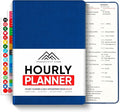 Hourly Planner & Appointment Book (8.5” x 11”) - Premium Hourly Planner with Daily Schedule & 30-Minute Time Slots for Better Time Management by PRODUCTIVITY STORE (A4, Navy)