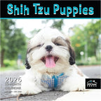 MICASA PRESS Shih Tzu Puppies 2026 Wall Calendar 12 Month | 12" x 24" Open | Thick & Sturdy Paper | Holiday Gift | Cute Puppy Dog Calendar 2026